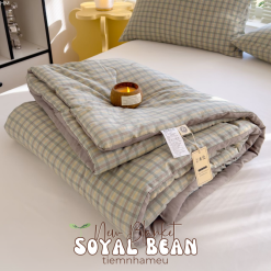Chăn Cotton Đũi Soyal Bean Blanket Bông Ép Sơ Đậu Nành Nguyên Tấm 26 chăn cotton đũi