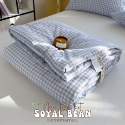 Chăn Cotton Đũi Soyal Bean Blanket Bông Ép Sơ Đậu Nành Nguyên Tấm 23 chăn cotton đũi