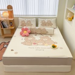 Set 4 Món Ga Gối Băng Lạnh Ice Cool Họa Tiết Hoạt Hình