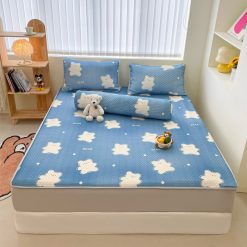 Set 4 Món Ga Gối Băng Lạnh Ice Cool Họa Tiết Hoạt Hình