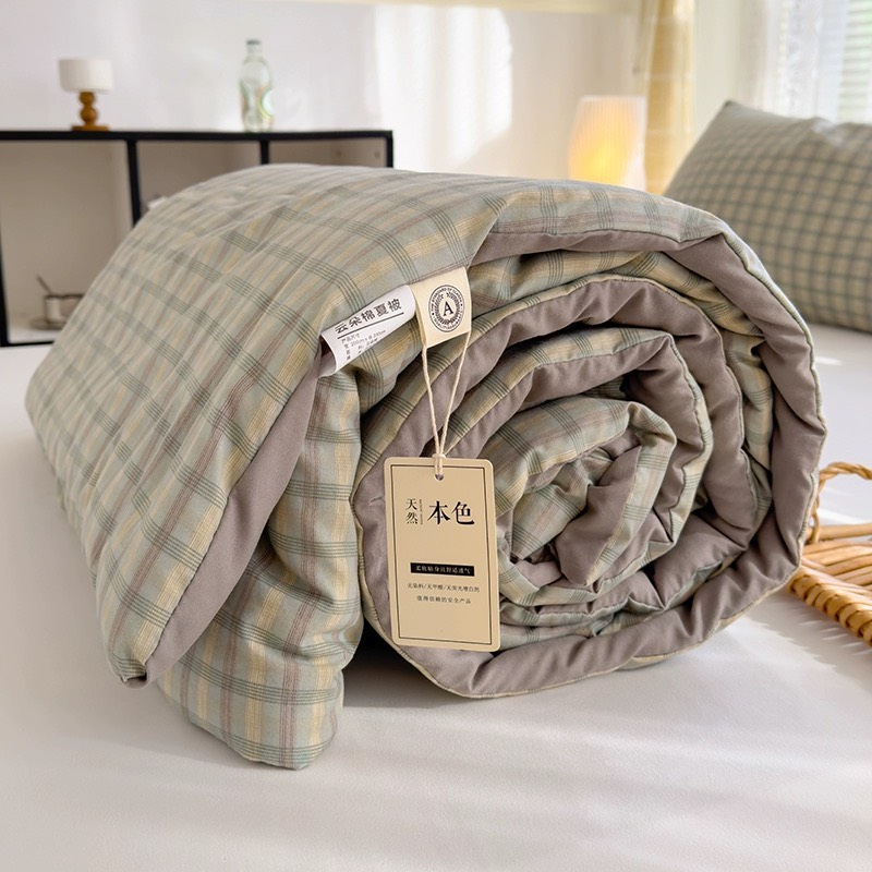 Chăn Cotton Đũi Soyal Bean Blanket Bông Ép Sơ Đậu Nành Nguyên Tấm 5 chăn cotton đũi