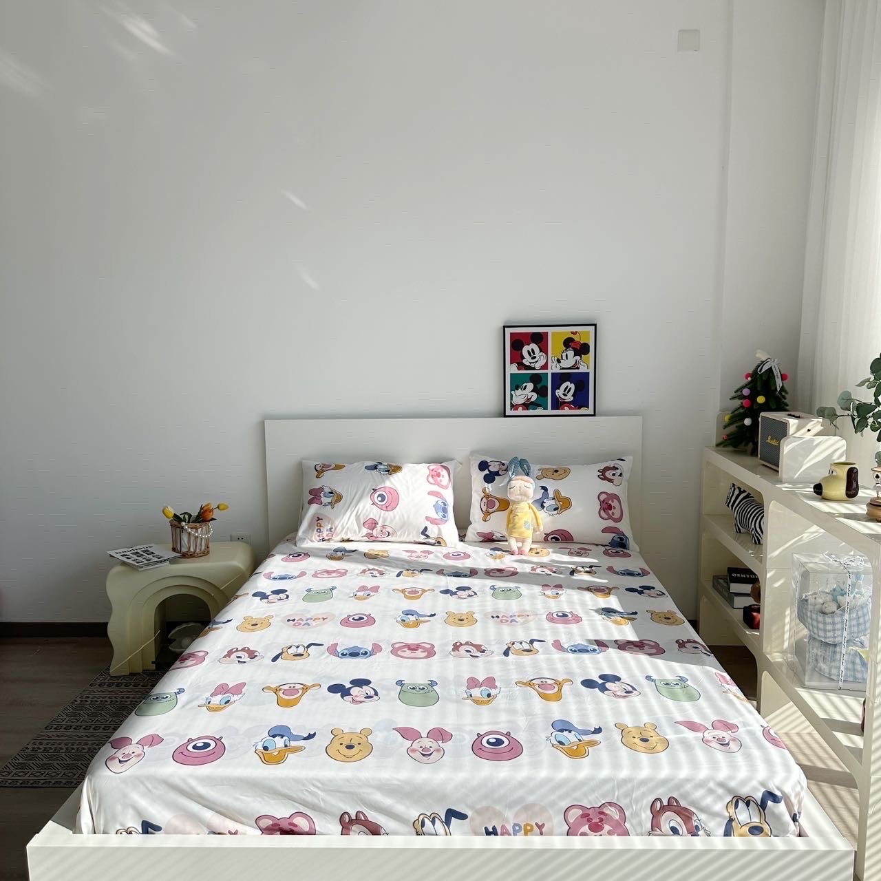 Set Ga Gối 3 Món Cotton 80% Họa Tiết Hoạt Hình 28 set ga gối 3 món cotton 80 mẫu hoạt hình