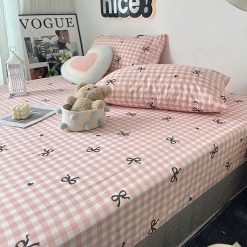 set ga gối 3 món cotton 80 mẫu caro