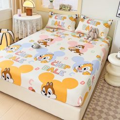 Set Ga Gối 3 Món Cotton 80% Họa Tiết Hoạt Hình 42 set ga gối 3 món cotton 80 mẫu hoạt hình