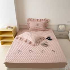 Set Ga Gối 3 Món Đũi Quilt Cao Cấp