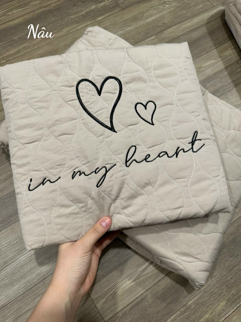 Set Ga Gối 3 Món Đũi Quilt Cao Cấp