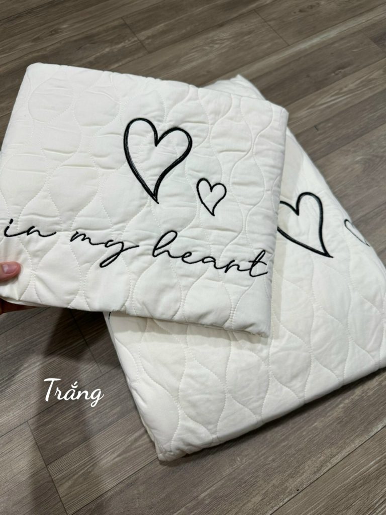 Set Ga Gối 3 Món Đũi Quilt Cao Cấp