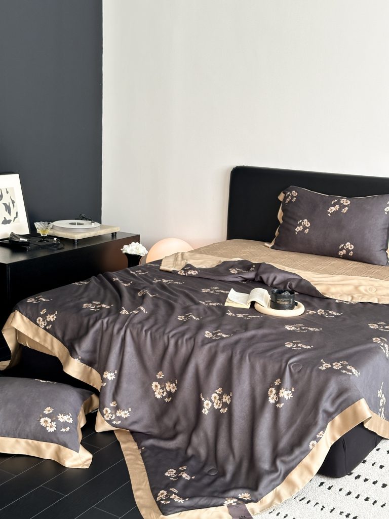 bộ chăn ga gối lụa sateens 60s cao cấp