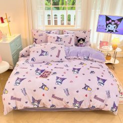 chăn ga gối nỉ nhung sữa hình con mèo